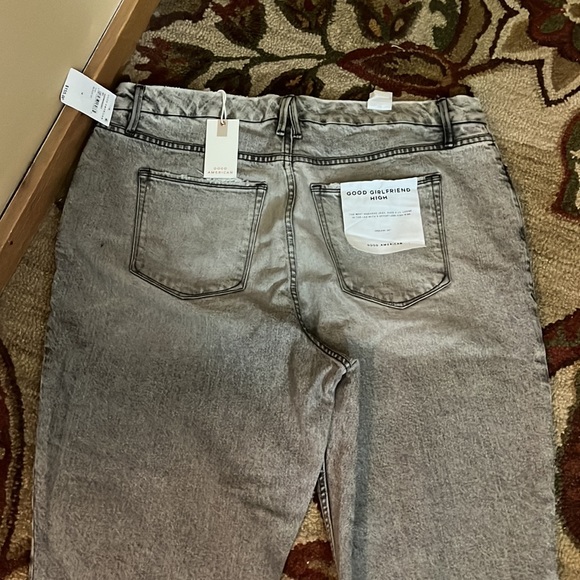 GOOD AMERICAN size 16 Good Girlfriend High 30" Inseam 'Lil Loose inLeg' $155 NEW - Picture 14 of 16